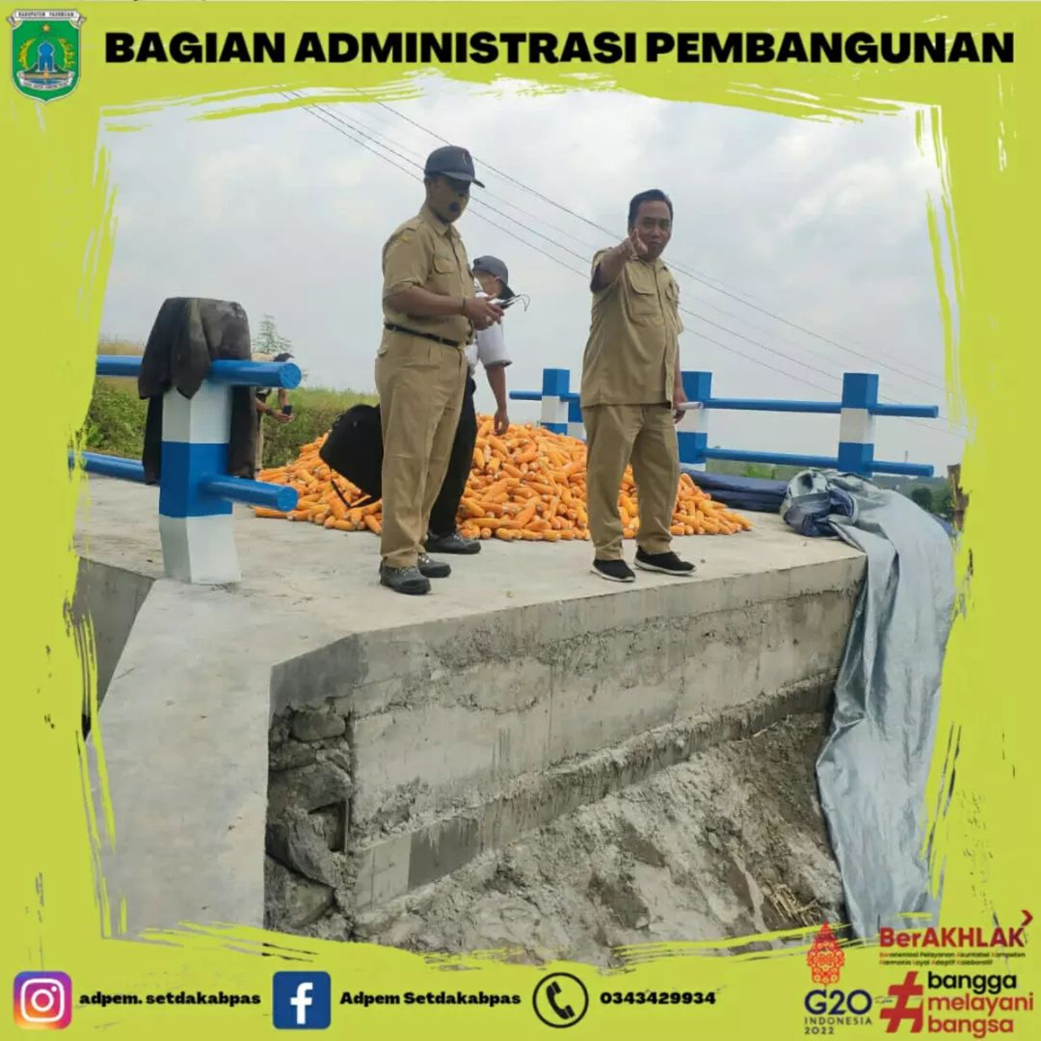 Monitoring Kegiatan Fisik di Kecamatan Pandaan dan Prigen.