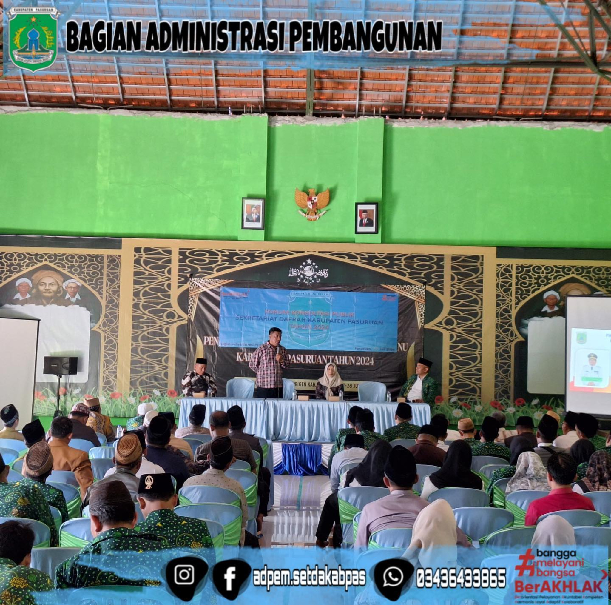 Forum Konsultasi Publik Sekretariat Daerah Kabupaten Pasuruan Tahun 2024 Kecamatan Pandaan