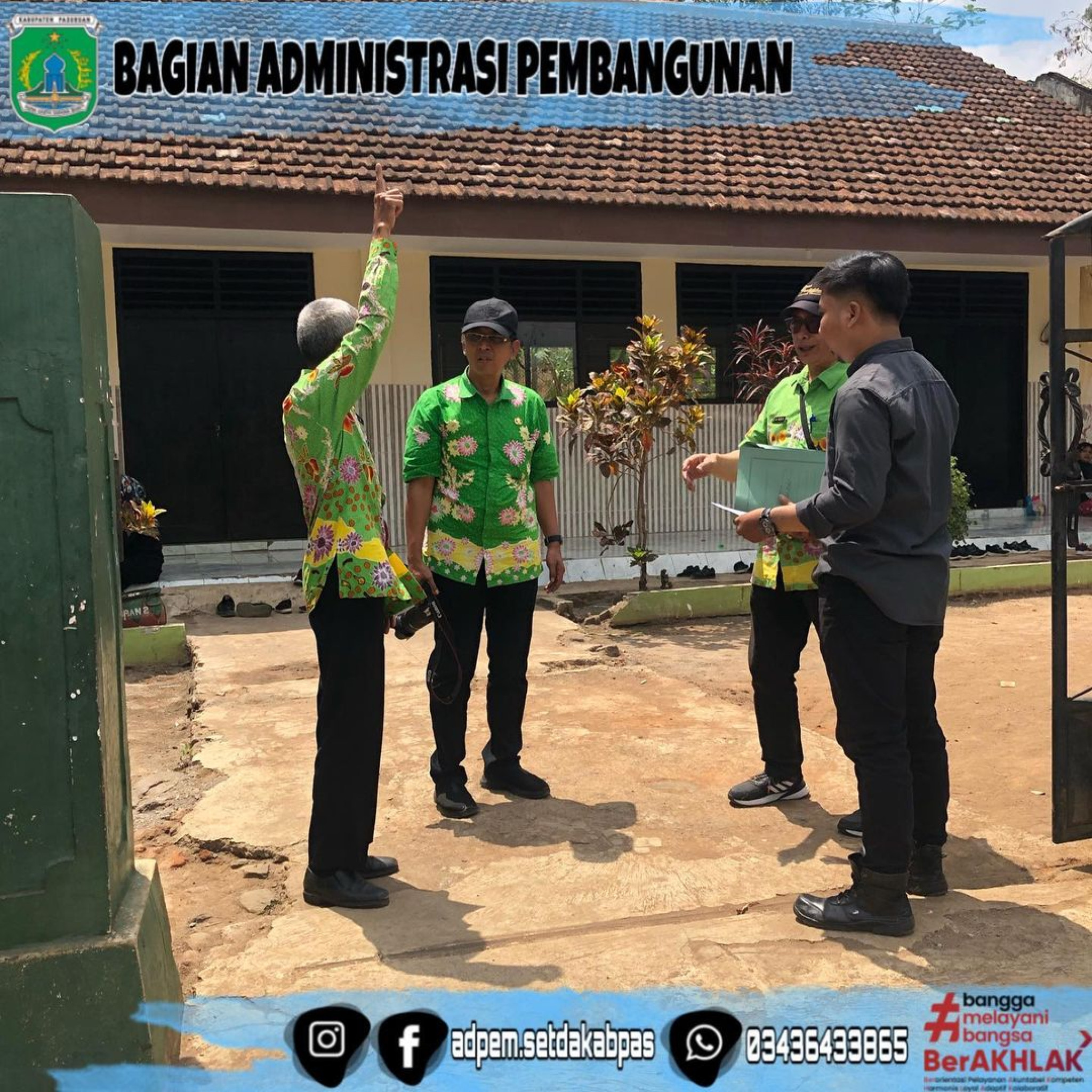 Monitoring 8 Lokasi Kegiatan Fisik di Kecamatan Pasrepan, Puspo dan Tosari