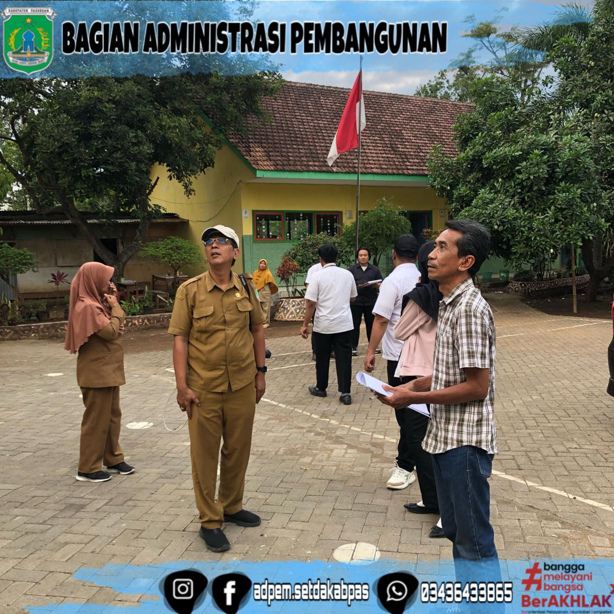 Monitoring 7 Lokasi Kegiatan Fisik Dinas Pendidikan dan Kebudayaan di Kecamatan Purwodadi dan Tutur