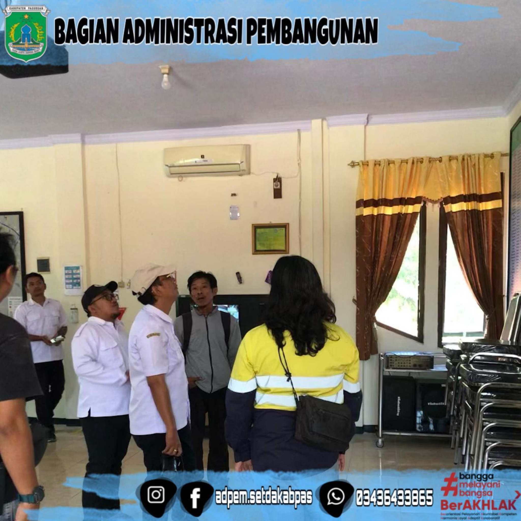 Monitoring 7 Lokasi Kegiatan Fisik Dinas Kesehatan di Kecamatan Bangil, Pandaan dan Prigen