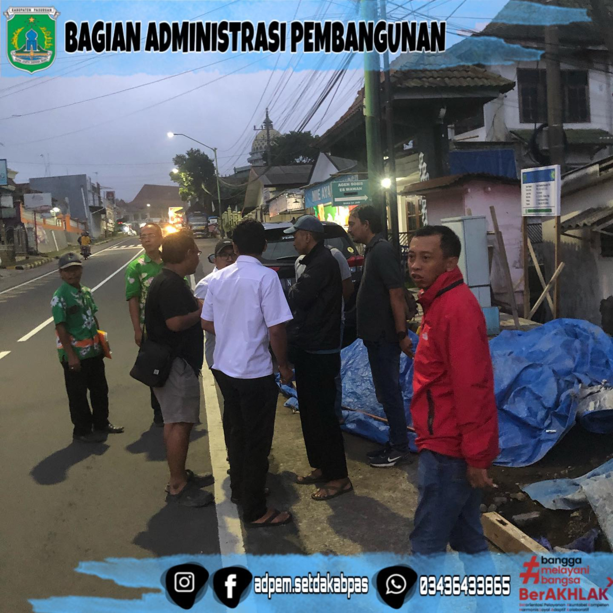 Monitoring 9 Lokasi Kegiatan Fisik Dinas Kesehatan di Kecamatan Pohjentrek, Purwosari, Purwodadi dan Tutur