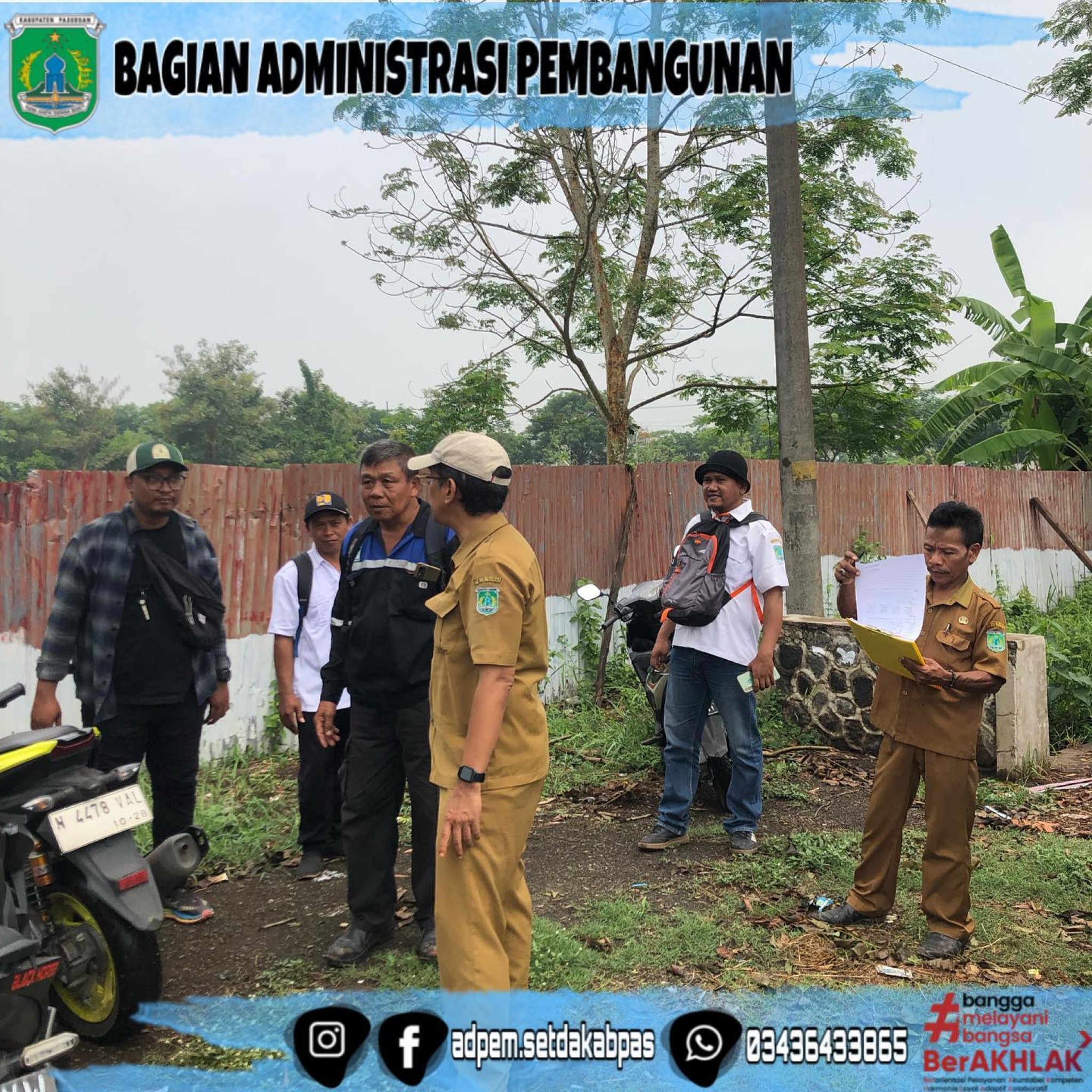 Monitoring 9 Lokasi Kegiatan Fisik Dinas Sumber Daya Air Cipta Karya dan Tata Ruang di Kecamatan Grati