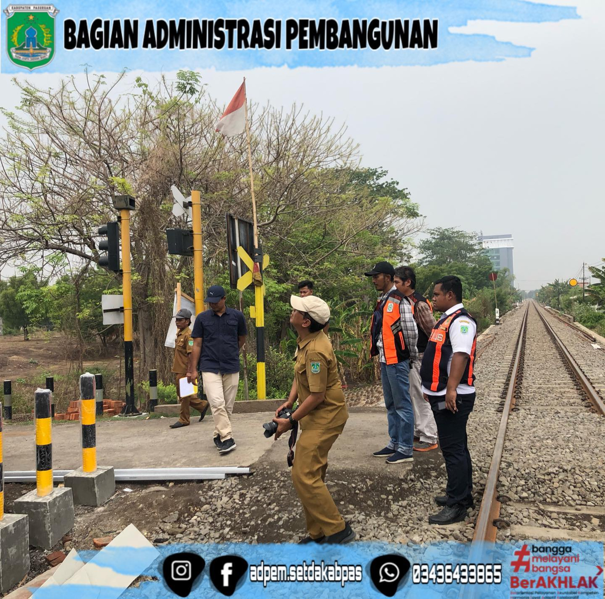 Monitoring 9 Lokasi Kegiatan Fisik Dinas Perhubungan di Kecamatan Bangil, Pandaan dan Prigen