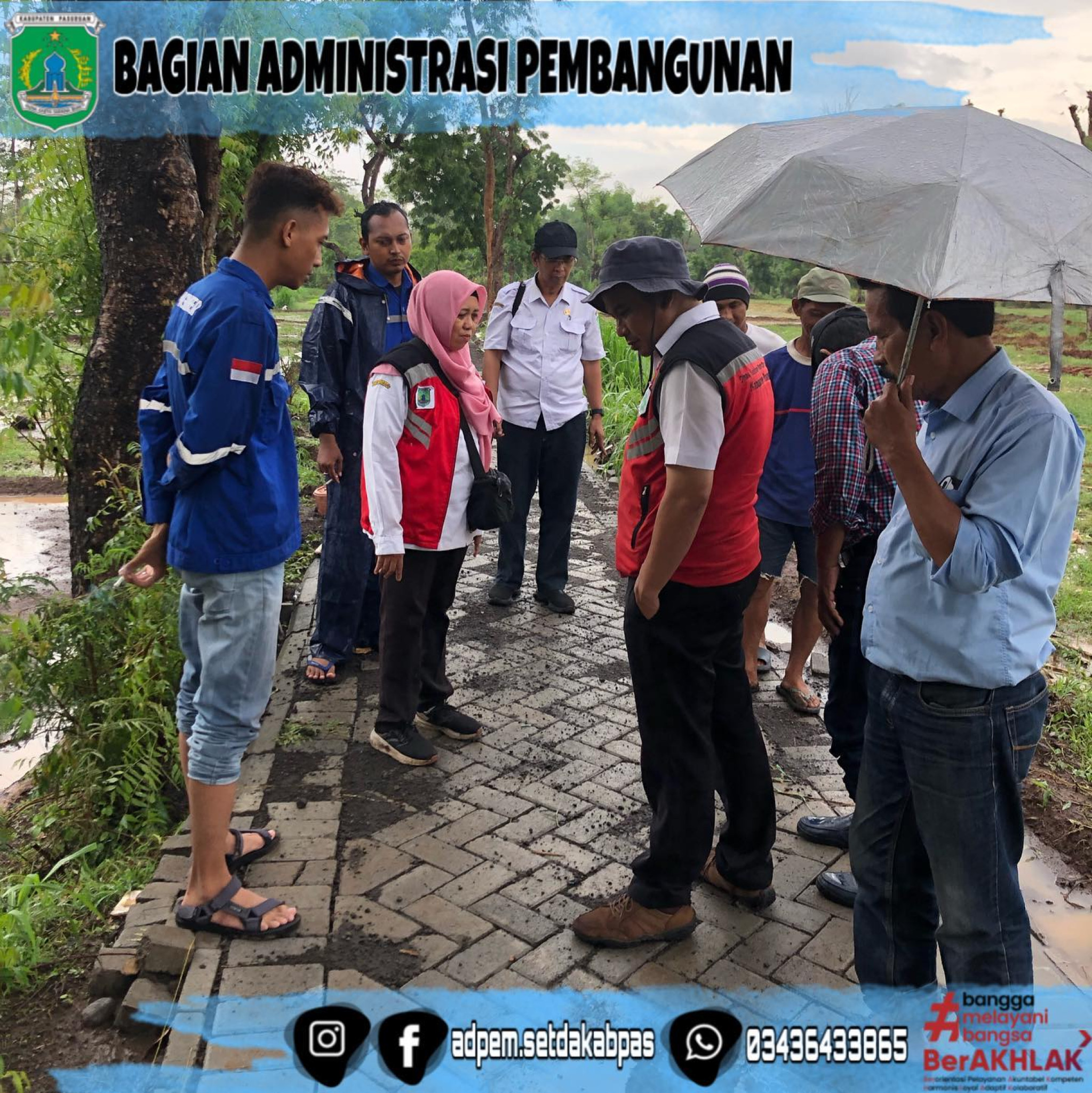 Monitoring 12 Lokasi Kegiatan Fisik Dinas Ketahanan Pangan dan Pertanian di Kecamatan Kraton, Pohjentrek, Kejayan, Wonorejo Purwosari dan Purwodadi