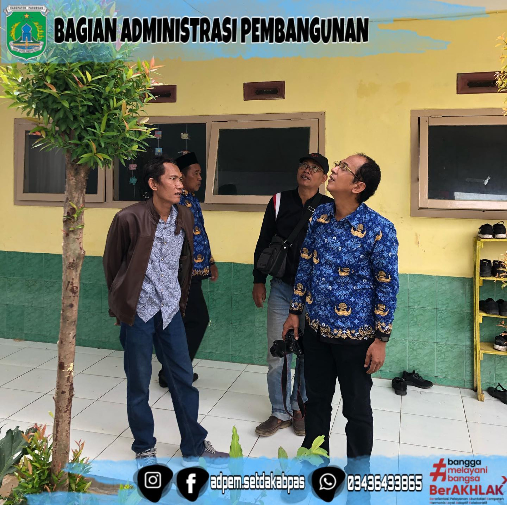 Monitoring 11 Lokasi Kegiatan Fisik Dinas Pendidikan dan Kebudayaan di Kecamatan Grati dan Winongan